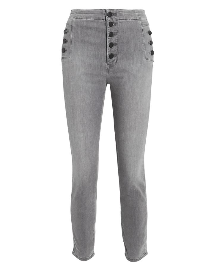 J Brand Natasha Grey Crop Jeans Grey 27
