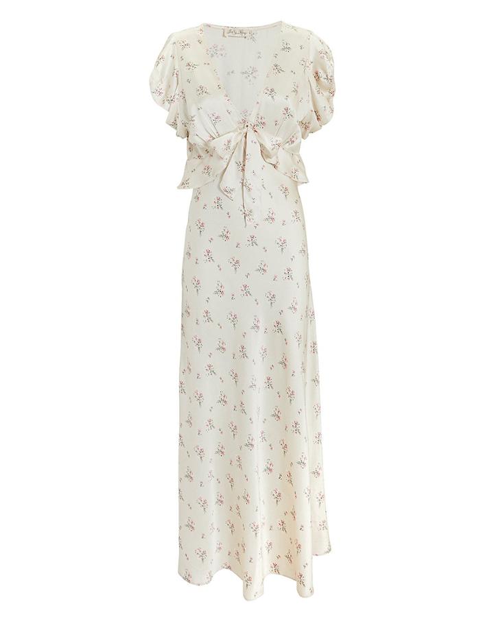 Love Shack Fancy Loveshackfancy Lillian Floral Dress Multi Zero
