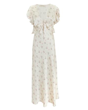 Love Shack Fancy Loveshackfancy Lillian Floral Dress Multi Zero