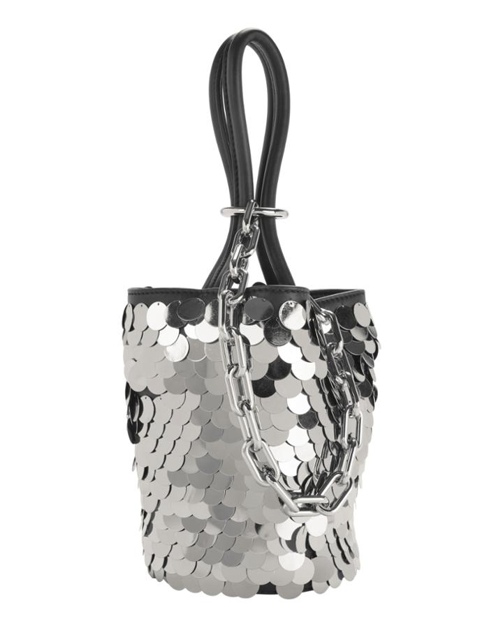 Alexander Wang Bags Alexander Wang Roxy Sequin Mini Bucket Bag Black 1size