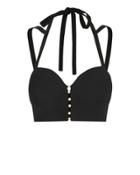Jonathan Simkhai Pearl Studded Bustier Top