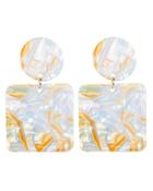 Valet Studio Noemie Earrings Marbled Ivory 1size