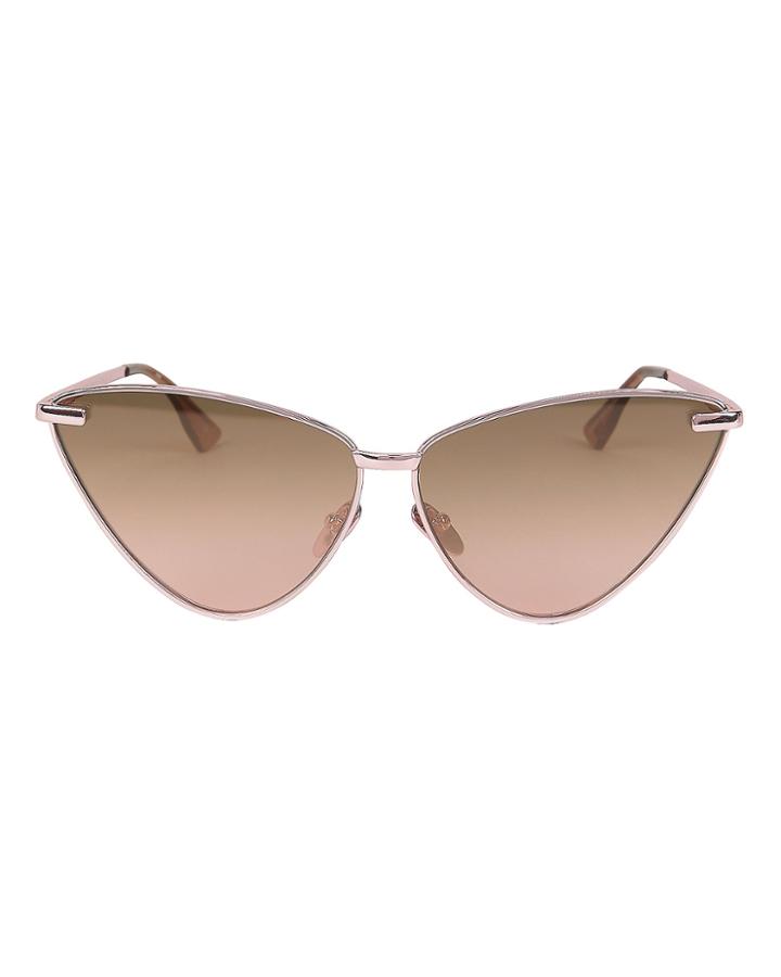 Le Specs Luxe Nero Cat Eye Sunglasses Rose 1size
