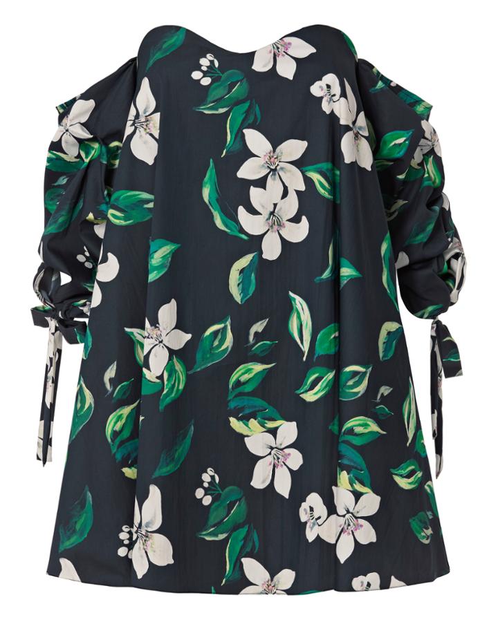 Caroline Constas Gabrielle Floral Dress