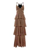 Alc A.l.c. Titus Marigold Cutout Dress Multi Zero