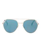 Fendi Angled Flat Sunglasses