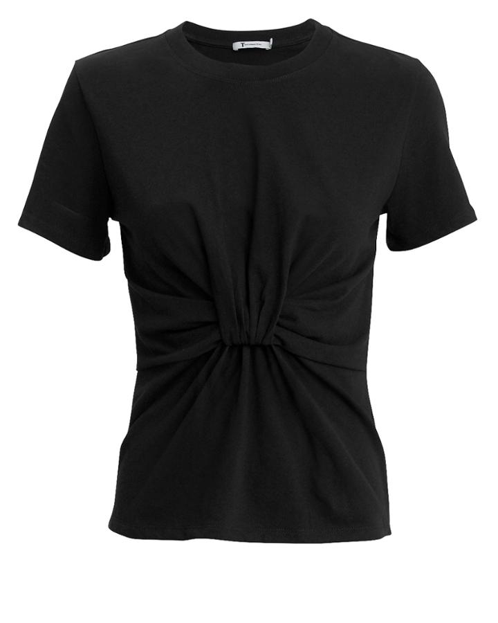 T By Alexander Wang High Twist Tee Black P