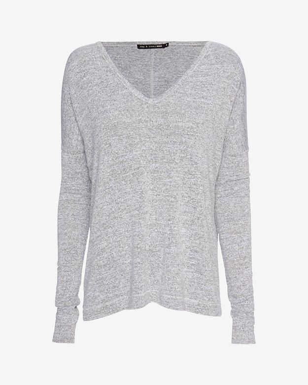Rag & Bone/jean Theo V Neck Tee