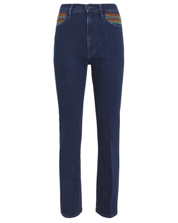 Mother The Smooth Hustler Jeans Dark Wash Denim 25