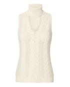 Exclusive For Intermix Marie Ivory Turtleneck Knit Top Ivory P