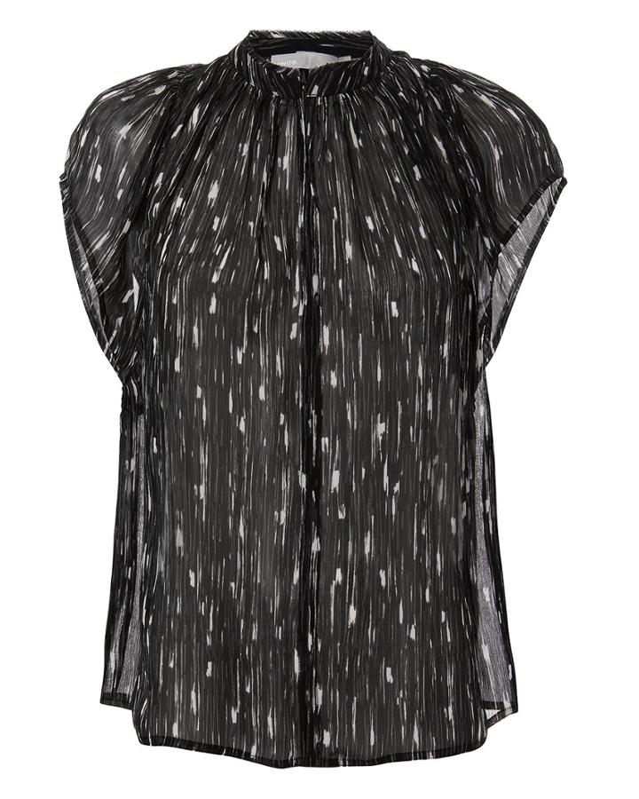 Vince Brushstroke Blouse Multi P
