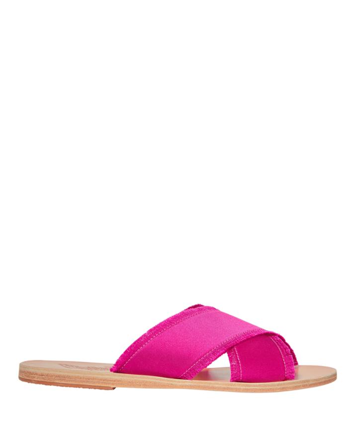 Ancient Greek Sandals Thais Satin Pink Sandals Pink 39