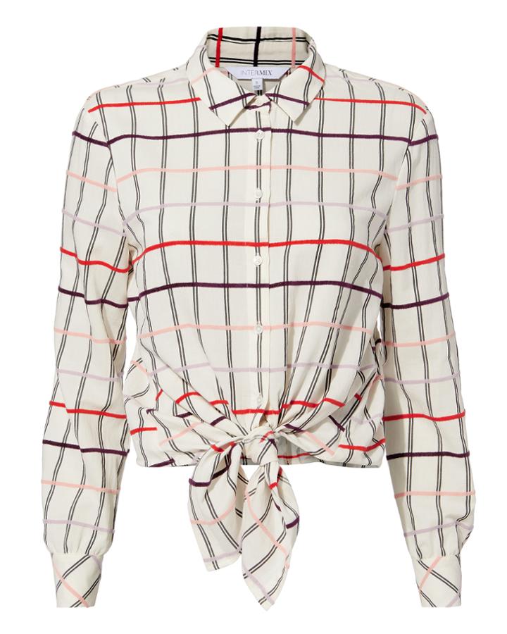 Exclusive For Intermix Intermix Porter Tie Waist Blouse White M
