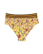 For Love & Lemons Paulina Bikini Bottom Yellow/floral P