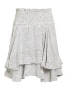 A.l.c. Vera Mini Skirt White/black/speckled Print 6