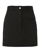 Helmut Lang Cotton Stretch Mini Skirt