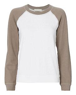 Monrow Two Tone Raglan Sweatshirt