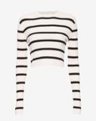 A.l.c. Ollie Striped Knit Crop Top