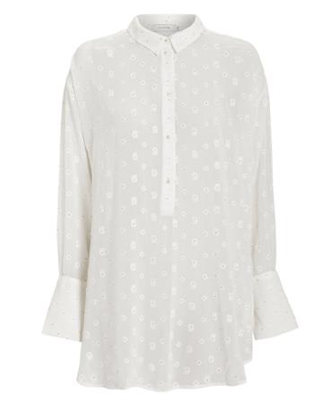 Munthe Affair Sheer Blouse White 36