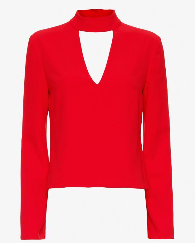 Exclusive For Intermix Seaton Open Back Bell Sleeve Top