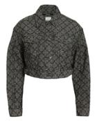 Ksubi Jet Monogram Denim Jacket Black Denim P