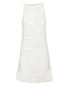 Caroline Constas Mer Crochet Mini Dress White L