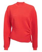 Michelle Mason Twisted Sweater Coral M