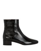 Francesco Russo Patent Leather Boots Black 37