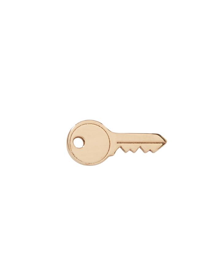 Zoe Chicco Key Stud Earring Gold 1size
