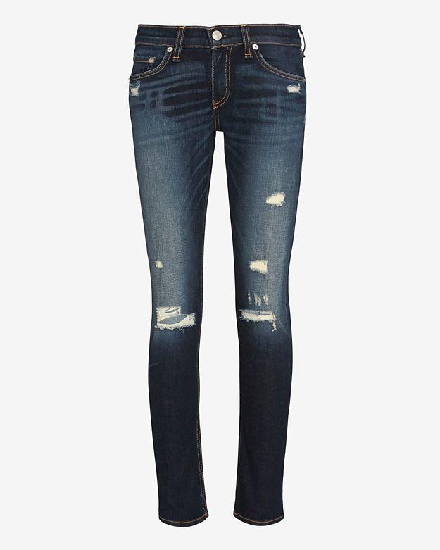 Rag & Bone/jean Shredded Capri