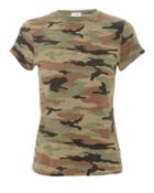 Re/done Slim Camo Tee Multi S