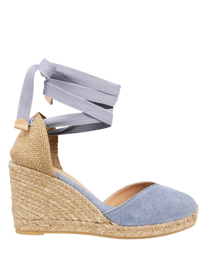 Castaner Castaer Chiara 80 Espadrille Wedges Denim 37
