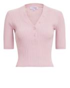 Exclusive For Intermix Intermix Faye Ribbed Knit Top Blush M