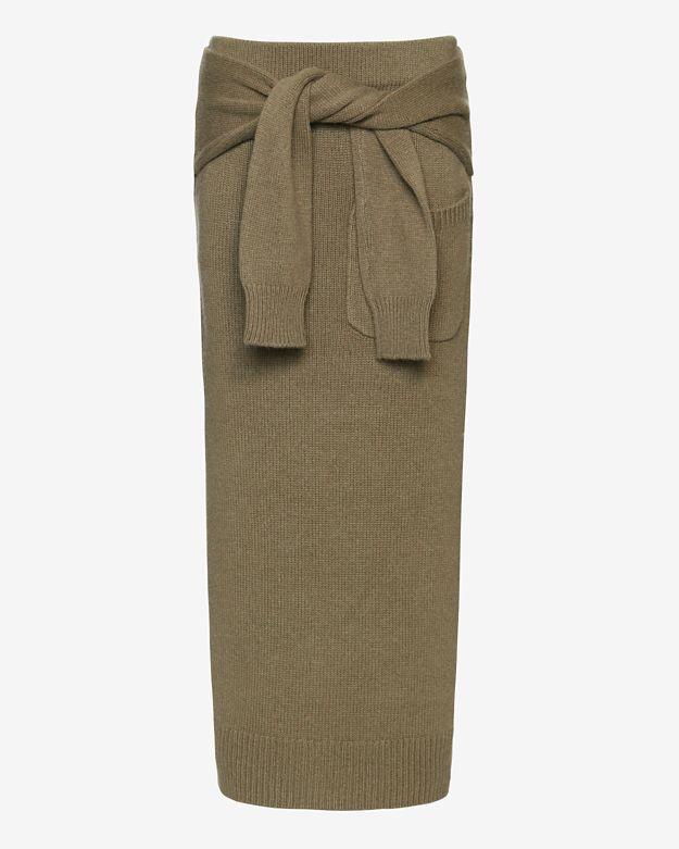 Joseph Cashmere Knot Skirt