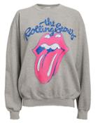 Made Worn Madeworn Rolling Stones Graphic Sweatshirt Grey M
