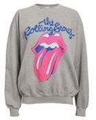 Made Worn Madeworn Rolling Stones Graphic Sweatshirt Grey M