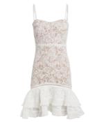 Jonathan Simkhai Multimedia Corded Lace Mini Dress White 6