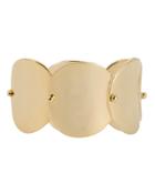 Eddie Borgo Wide Pinned Pailette Cuff Metallic 1size