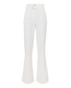 Alc A.l.c. Foster Belted Wide Leg White Pants White Zero