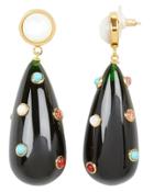 Lizzie Fortunato Prism Rainbow Earrings Gold/rainbow 1size