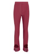 Ellery Gehry Cutout Slim Pants Red-drk 8