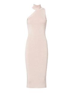 Cushnie Et Ochs One Shoulder Mock Neck Pencil Dress