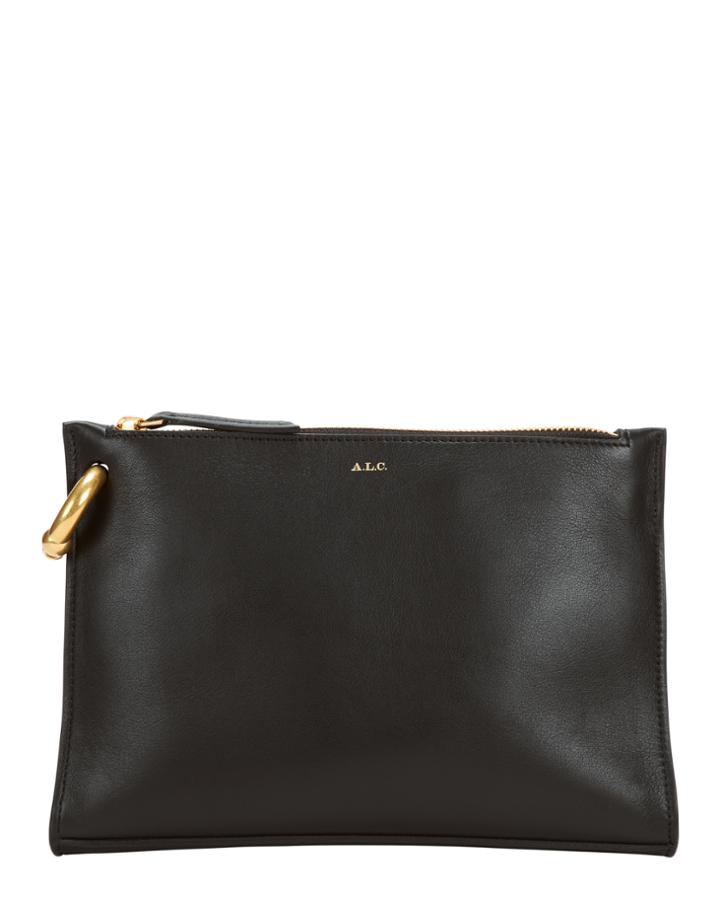 A.l.c. Joni Top Zip Leather Clutch