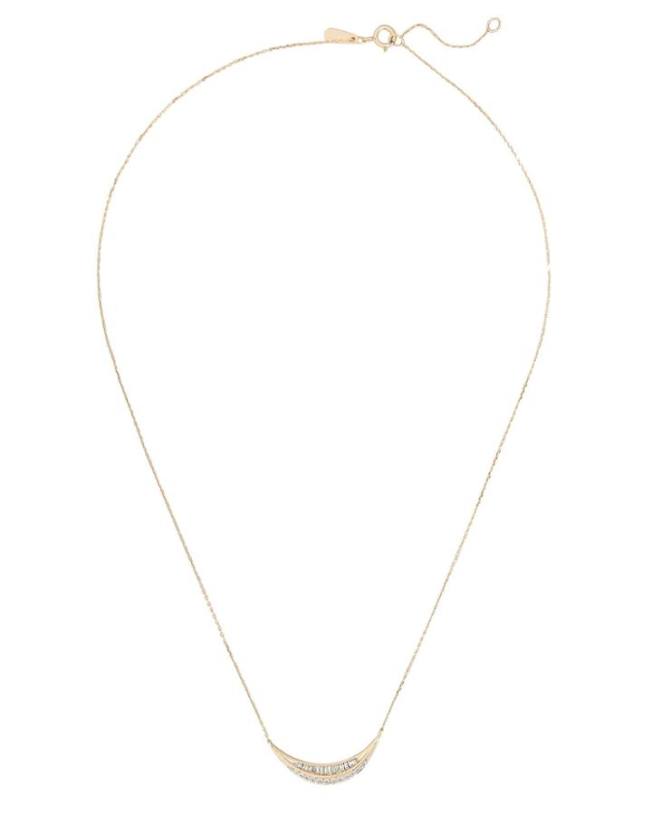 Adina Reyter Heirloom Large Curve Necklace Gold 1size