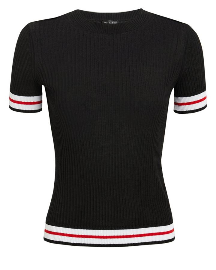 Rag And Bone Rag & Bone Arctic T-shirt Black/stripe M