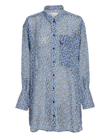 Munthe Anna Blouse Periwinkle Leopard 42