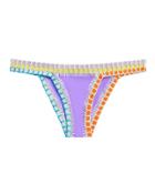 Kiini Aura Bikini Bottom Lavender/blue/yellow M