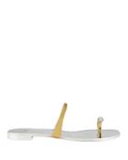 &quot;giuseppe Zanotti Crystal Toe Ring Flat Sandals&quot;