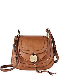 See By Chlo Brown Leather Small Saddle Bag