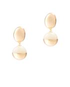 Lizzie Fortunato Egg Drop Earrings Gold 1size